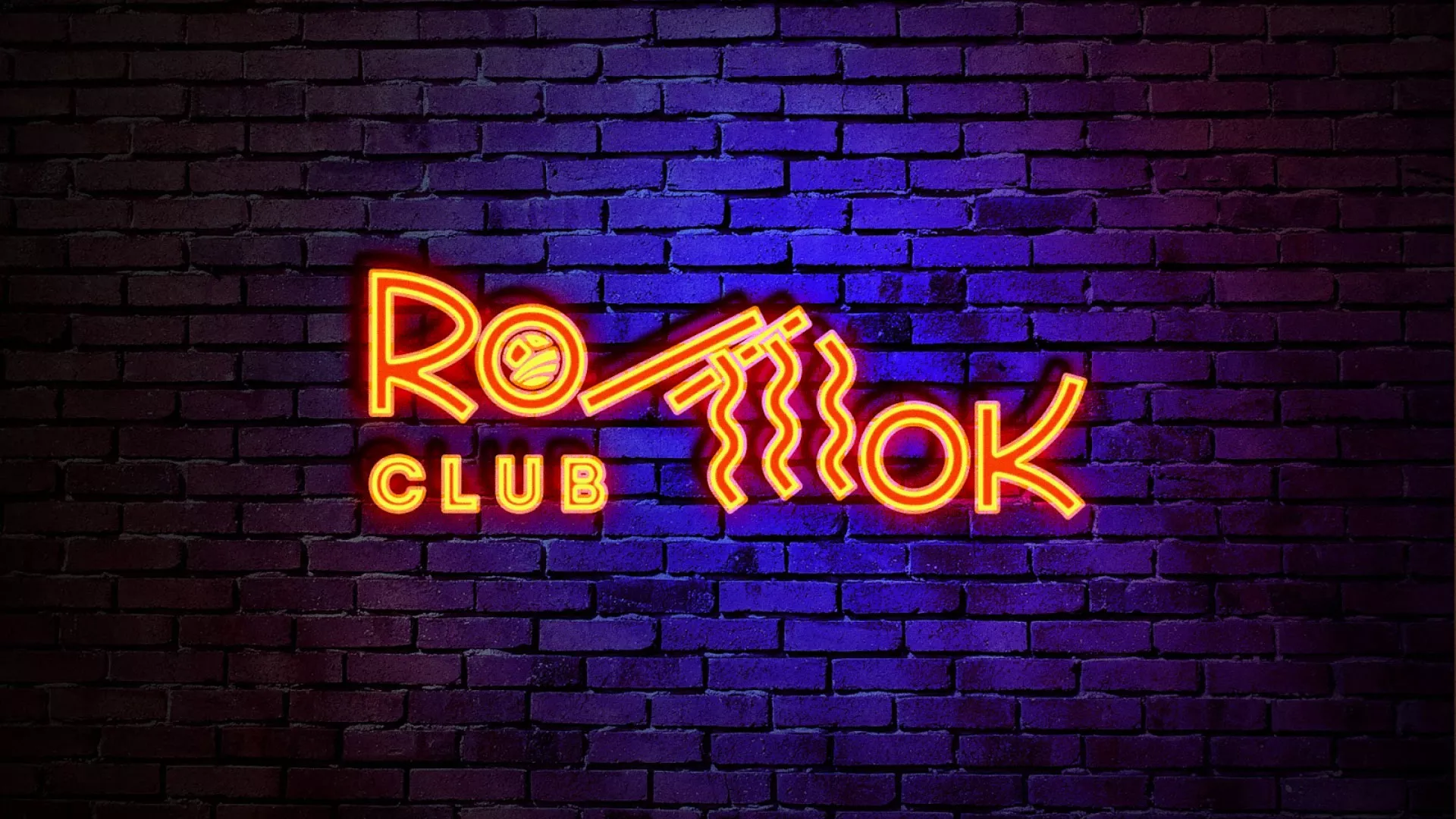 Разработка интерьерной вывески суши-бара «Roll Wok Club» в Городце